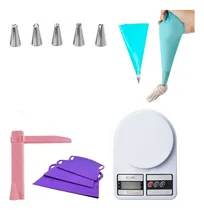 Comprar Set Reposteria Alisador Balanza Cocina Manga Picos Cornet