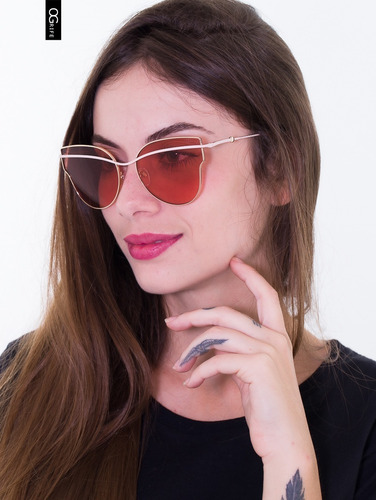 Oculos Ogrife Solar Feminino Og 1574-c Proteção Uv Original