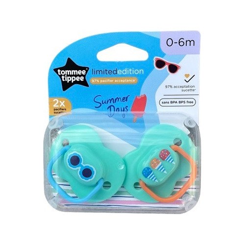 Chupon Tommee Tippee Limited Edition 2 Pz Bpa Free 0-6-18-36