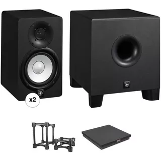 Yamaha Hs5 Powered Studio Monitors And Hs8s Subwoofer