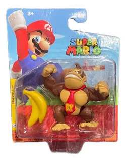 Figura Donkey Kong Con Bananas Super Mario Nintendo