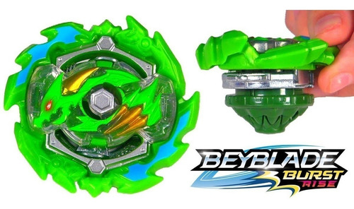 Pacote inicial Bey Blade Hasbro Trompo C/Lanzador E7530 Cor Verde Ace Dragon