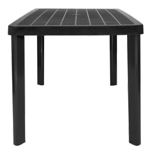 Mesa De Plástico Rectangular Garden Life Sumatra Negra