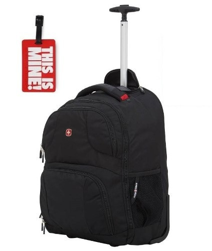 Bolsa Swissgear Preta Grande Bolso Para Notebook Até 17 +tag