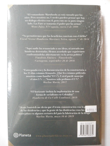 Las Dos Caras De La Paz De Néstor Humberto Martínez Original