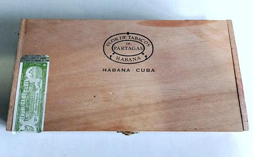 Caja De Habanos Vacia Partagas