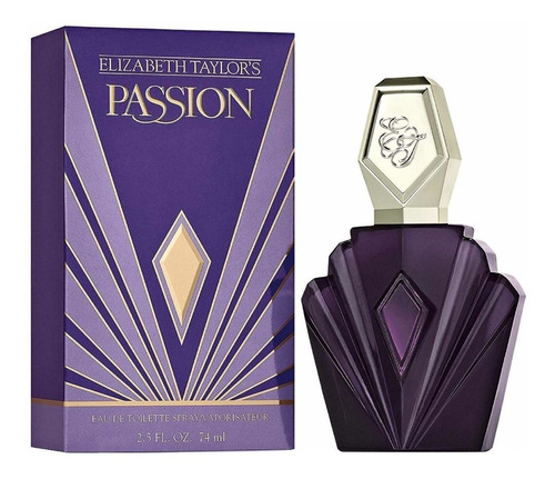 Passion Dama 74 Ml Elizabeth Taylor Spray - Perfume Original