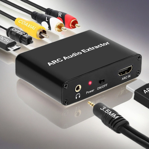 - Adaptador Conversor Hdmi Arc A 3.5 Mm Dac For Sonido