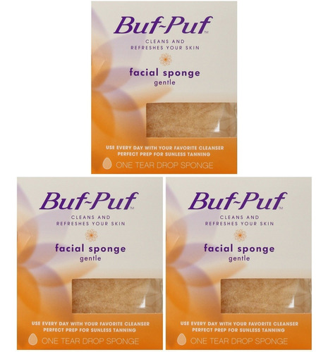 Buf-puf - Esponja Facial Reutilizable, Paquete De De 3