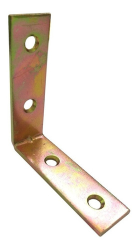 Imagen 1 de 2 de Escuadra Esquina Plana 2 Pulgada 24 Pcs Metal Carpinteria