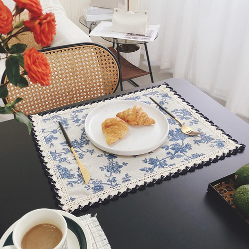 / Mantel Individual, Lavable, Elegante, Antideslizante,
