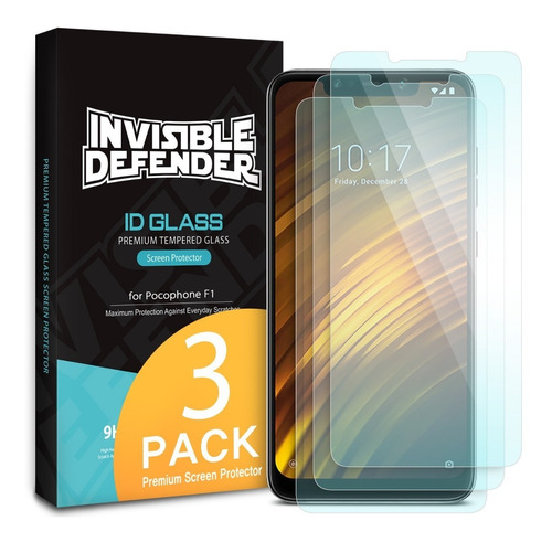 Vidrio Templado Xiaomi Pocophone F1 Ringke Pack X 3 Unidades