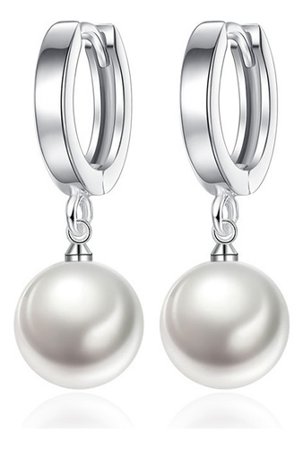 Glamourshop Aretes Pendientes De Perlas Para Mujer