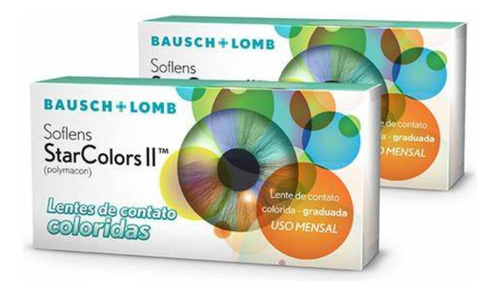 Pupilentes Star Colors Ii Softens Bausch & Lomb + Solución