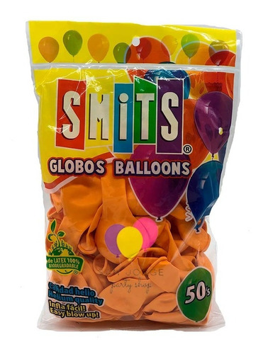 Globos Smits #9 C/50 Estandar Colores Smi1x1 Color Mostaza