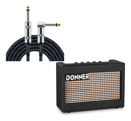 Donner Mini Amplificador Guitarra Electrica Madera 3 W M-3