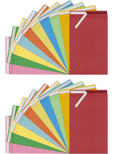 Mxinxiu 20 Sobres De Catálogo De Colores De 6 X 9 Pulgadas, 