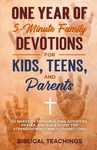 Book : One Year Of 5-minute Family Devotions For Kids,...