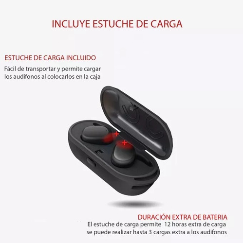 Imagen 3 de 4 de Audífonos Bluetooth Sport-g Twins Inalámbricos AirPods