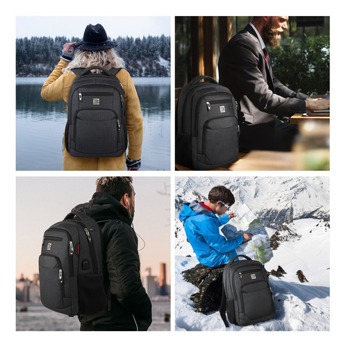 Mochila Delgada Impermeable 15.6 Y 17 Pulgadas