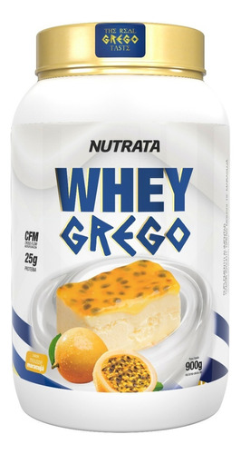 Whey Grego - 900g - Sabores - Nutrata Sabor Mousse de maracujá