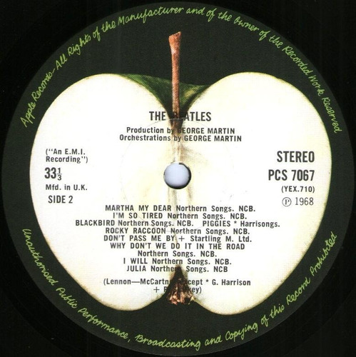 Lp Beatles White Album 1982 Mono ¼ Stereo ¾ Uk Mispressing (Usado)