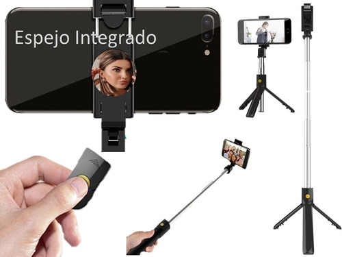 Baston Selfie TriPod Multiangulos Bluetooth Android Ios