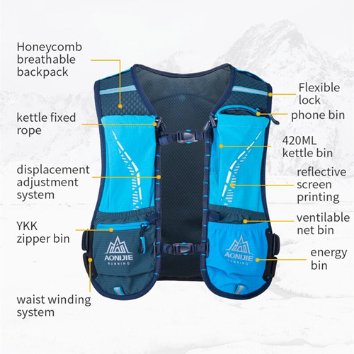Aonijie 5l Mochila De Hidratación Al Aire Libre