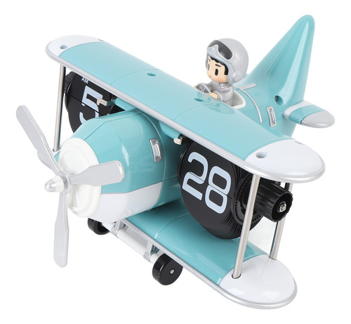 Reloj De Sobremesa Tipo Avión, Plegable, 12 Horas, Retro, Fu
