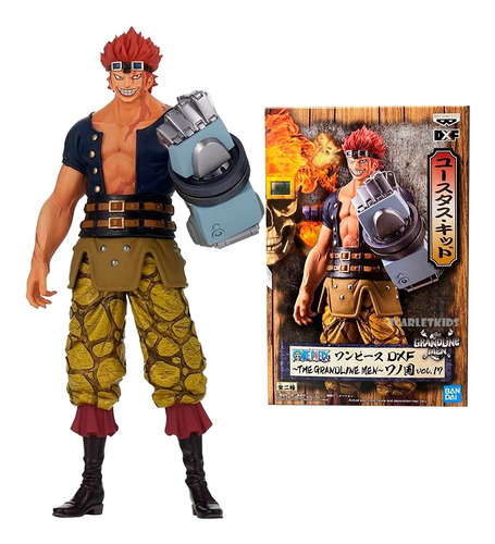 One Piece Eustass Kid Dxf The Grandline Men Banpresto Orig