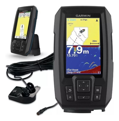 Sonar Gps Garmin Striker Plus 4 C/ Transducer Lançamento!