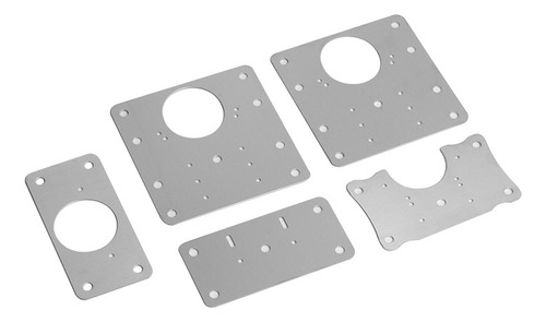 .. Placa De Reparo De Aço Laminado A Frio Preta (5 Furos)