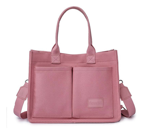 Bolso De Lona R Para Mujer, Casual, Retro, Bolso De Hombro D