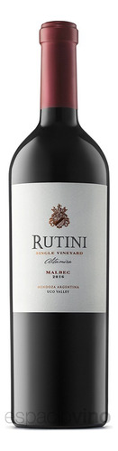 Vino Rutini Single Vineyard Altamira Malbec X6 Un.