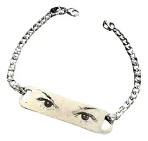 Comprar Pulsera Plata 925 Mirada Grabada Ojos Grabada Personalizado