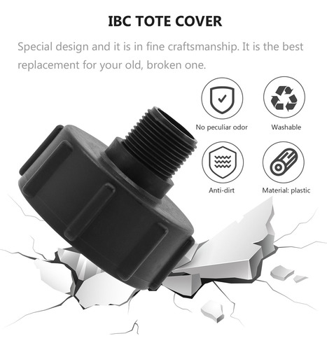 Adaptador Ibc Tote Tote De 2 Piezas Para Tanque Ibc Tote De