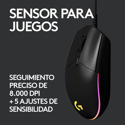 Mouse Logitech G Series G203 Lightsync Rgb 8000 Dpi