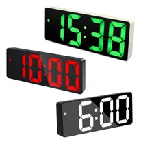 Comprar Relógio Digital De Mesa E Parede Led Com Data E Alarme Cor Led Branco