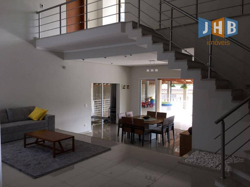 Sobrado Com 4 Dormitórios À Venda, 560 M² Por R$ 1.300.000,00 - Condomínio Parque Vale Dos Lagos - Jacareí/sp - So0488