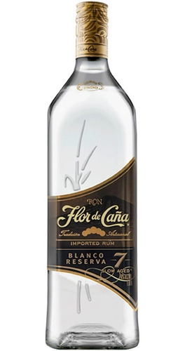 Ron Flor De Caña 7 Años Cristalino 750 Ml