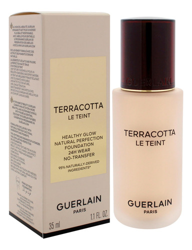 Base De Maquillaje Guerlain Terracotta Le Teint, 24 Horas, 1