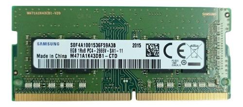 Memoria Samsung Ddr4 8gb Pc4-2666v P/ Note M471ak43db1-ctd