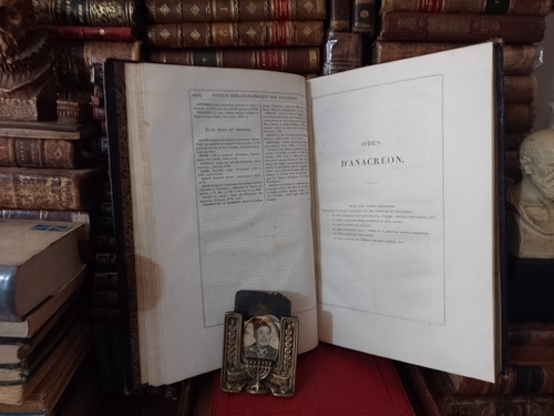 Odas Anacreonte Y Safo Edición Poliglota Fermin Dodot 1835 (Usado)