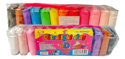 36 Plastilina Moldeable Foamy Suave Colores Mayoreo