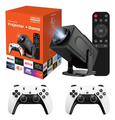 Proyector Mini Hcs350 Pro-gaming Wifi Android 12 Bt5.0