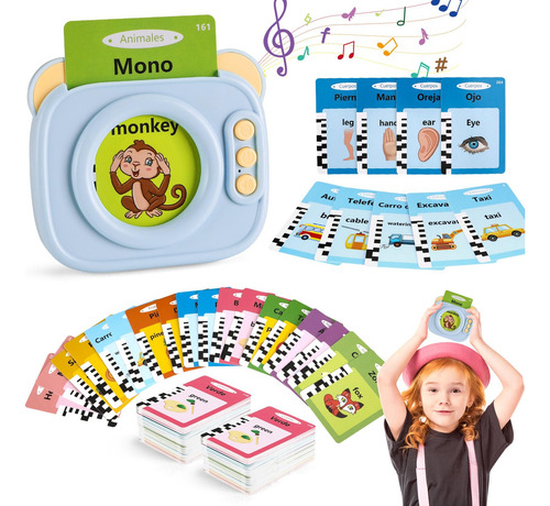 Juguetes De Aprendizaje Tarjetas Flash Parlantes Bilingües