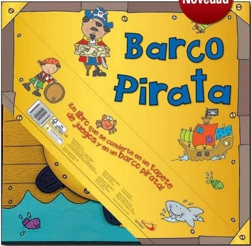 Barco Pirata ¡un Libro Que Se Convierte En Un Tapete De Jueg