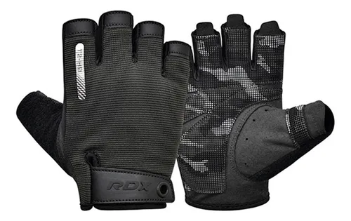 Guantes Medios Rdx De Levantamiento Black Wga-t2hb