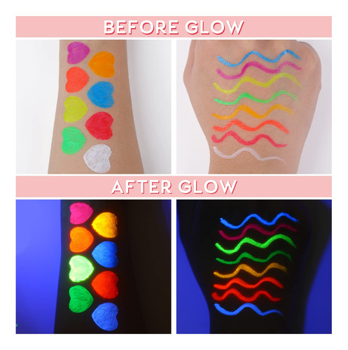 Bobisuka Lingtoolator Olors Uv Neon Liquid Eyeliner Set, Mat