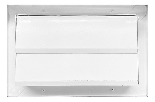 Rejilla 25x15 Inyección Doble Deflector Triflex Sin Palanca Blanco